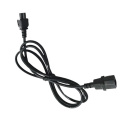 IEC C14 to IEC C5 Black PC Power Cord